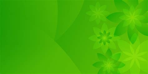 Green Abstract Background With Flower Gradient Dynamic 18903652 Vector