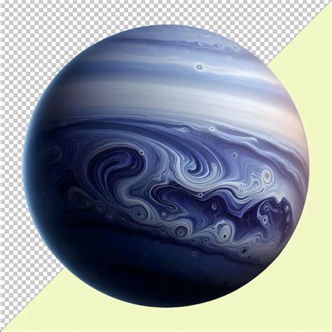 Neptune Planet Transparent Background Premium Ai Generated Psd