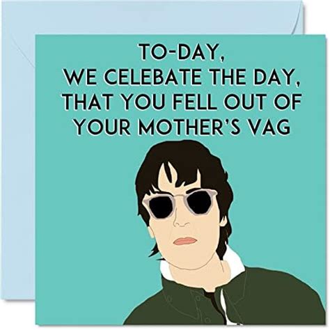 Funny Oasis Birthday Cards For Men Women Mad For Birthdays Rude Happy Birthday Card For