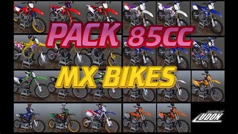 TUTO PACK 85CC MX BIKES 150crf 100kx 85cr 85sx 85yz YouTube