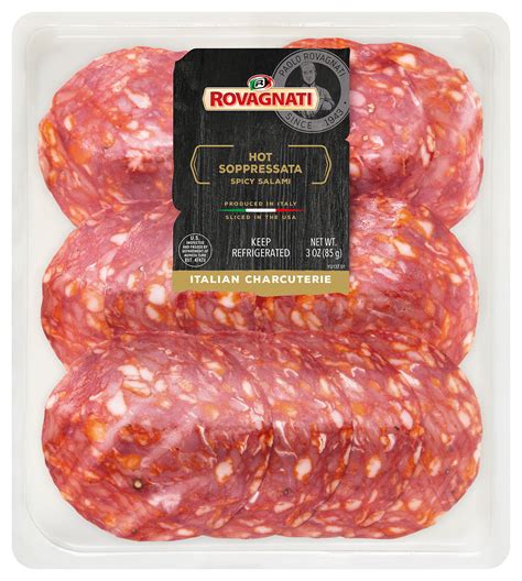 Hot Soppressata Spicy Salami Rovagnati US