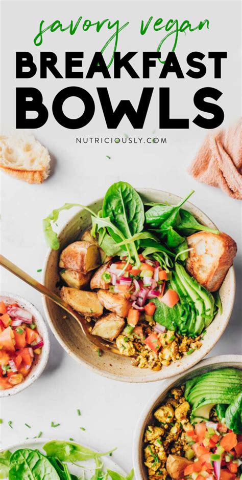 Savory Vegan Breakfast Bowls Nutriciously