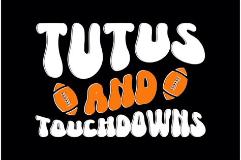 Tutus And Touchdowns Graphic By Crafted Wonders Creative Fabrica