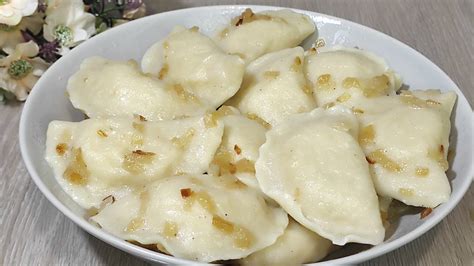 Смачні вареники з картоплею на заварному тісті. Ліпити їх, одне ...