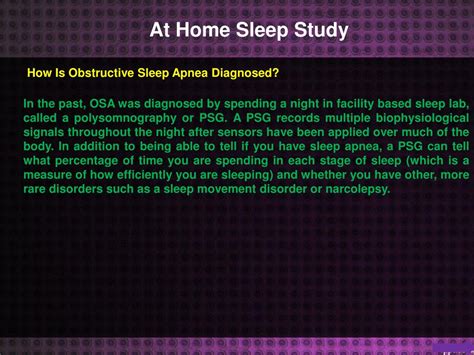 PPT - At Home Sleep Study PowerPoint Presentation, free download - ID