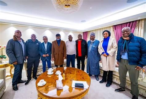 Photos Tinubu Meets Gbajabiamila El Rufai Fayemi Others In London