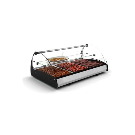 Vitrine Chauffante Gn Splendid Bain Marie Cs Sayl Mondialchr