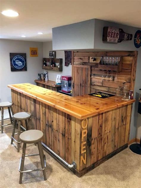 20+ DIY Home Bar Ideas - MAGZHOUSE