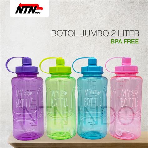 Jual Botol Minum Jumbo Liter Bz Tempat Air Minum Ml Besar