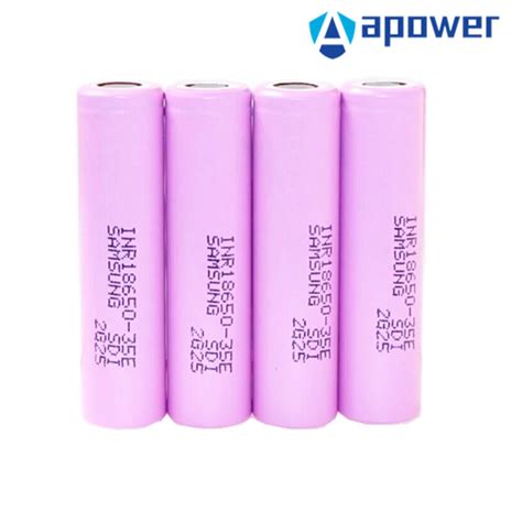 Authentic Battery Cells Inr18650 35e SDI 3500mAh Lithium 3 7V 18650 Li