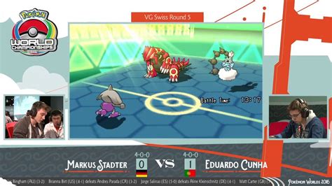 2016 Pokémon World Championships Vgc Masters Day 1 Markus Stadter Vs