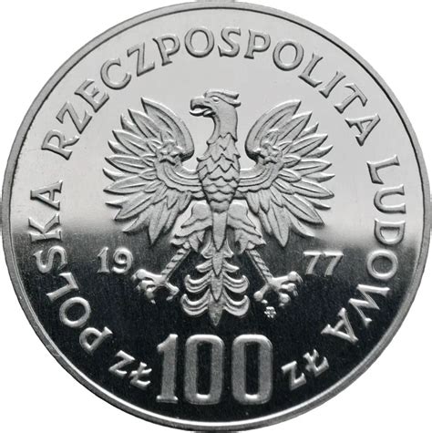 Polen Zloty Schriftsteller Reymont Aus Silber In Pp Km