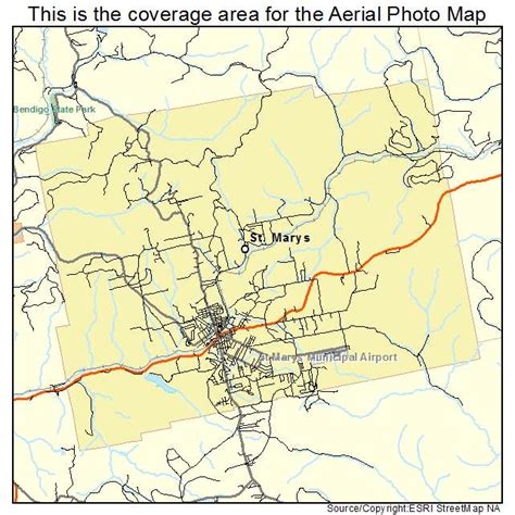 Aerial Photography Map of St Marys, PA Pennsylvania