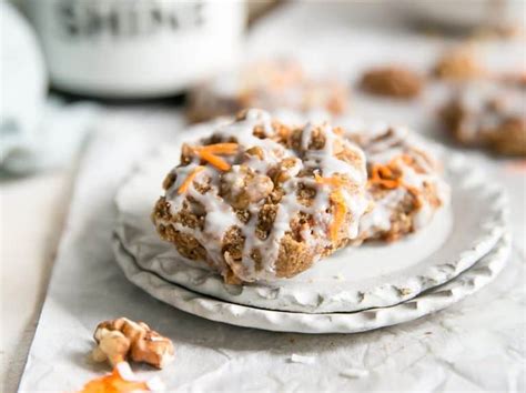 Healthy Carrot Cake Cookies Gluten Free • Fit Mitten Kitchen