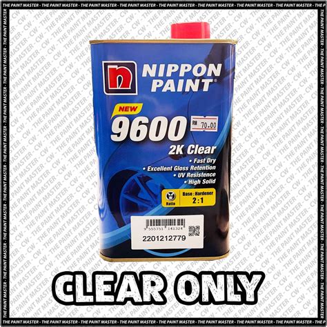 Nippon NAX Premila 9600 2K Clear Coat Extra Solid 2 1 DIY Clear