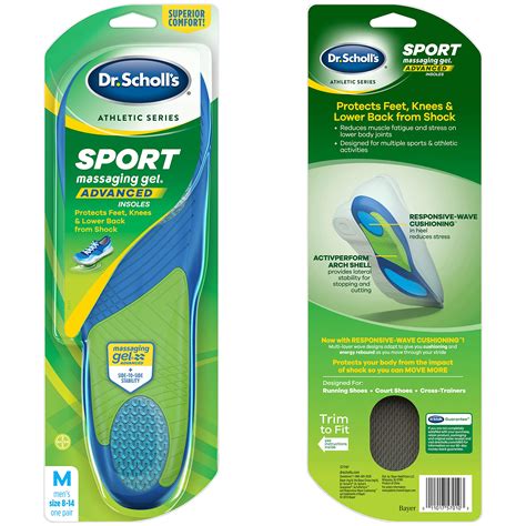 Dr Scholls Sport Massaging Gel Advanced Insoles