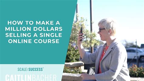 How To Make A Million Dollars Selling A Single Online Course Youtube