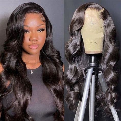 Perruque Lace Closure Wig Lisse Brésilienne Remy Bling Hair Cheveux