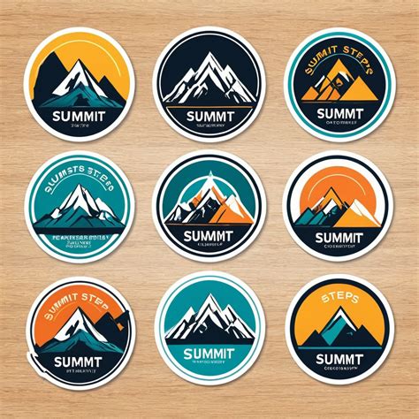 Summit Steps Logo Design Stable Diffusion Online