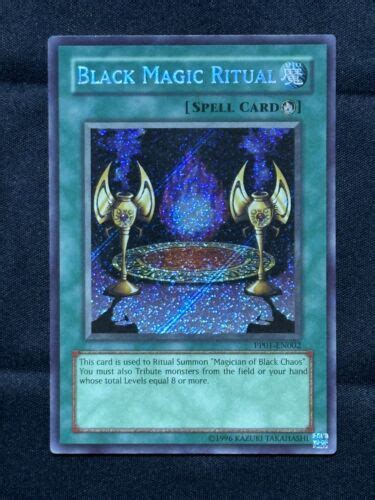 Yu Gi Oh Tcg Black Magic Ritual Premium Pack 1 Pp01 En002 Unlimited Secret Rare Ebay