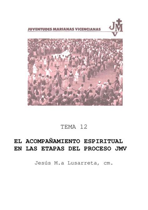 Pdf El Acompa Amiento Espiritual En Las Etapas Del El