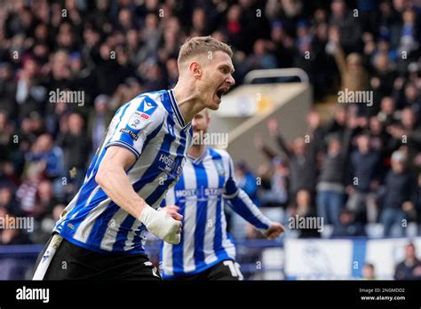 Michael Smith Of Sheffield Wednesday Celebrates After He Scores