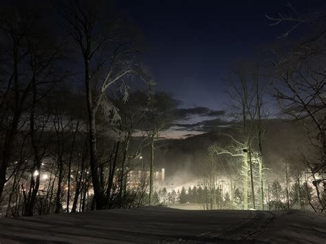 I’m a Snow Maker at Bear Creek, the mountain in the mornings always ...