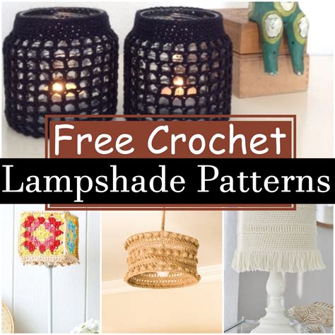 10 Free Crochet Lampshade Patterns DIY Crafts