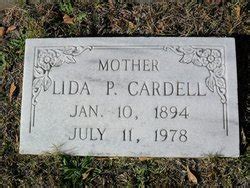 Lida Peters Cardell 1894 1978 Mémorial Find a Grave