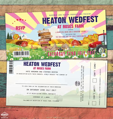 Farm Themed Wedding Invitations | WEDFEST