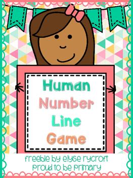 Number Line Math Game by Proud to be Primary | TPT