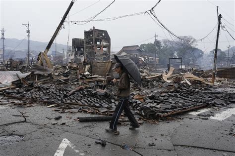 Inclement Weather Hinders Rescue Efforts As Japan Quake Toll Hits 73