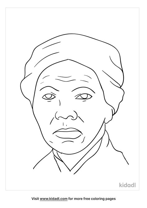 Free Harriet Tubman Coloring Page Coloring Page Printables Kidadl