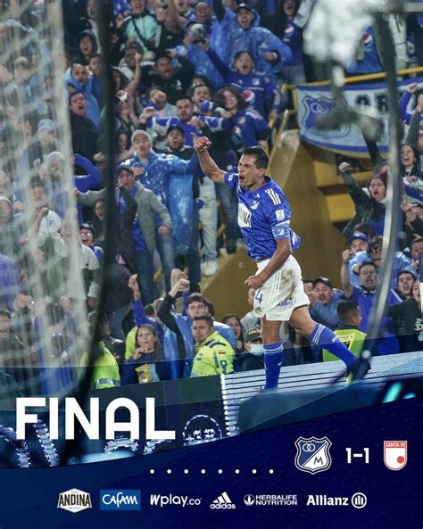 Millonarios FC on Twitter 90 Termina el primer Clásico Capitalino de