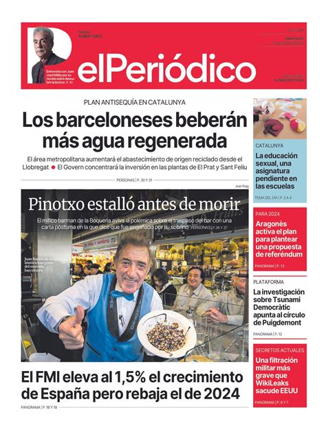 La Portada De El PeriÓdico Del 12 De Abril De 2023