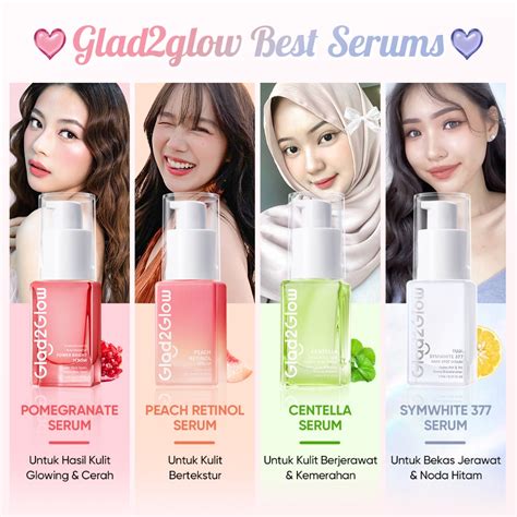 Jual Glad Glow Pomegranate Niacinamide Power Bright Serum Ml Serum