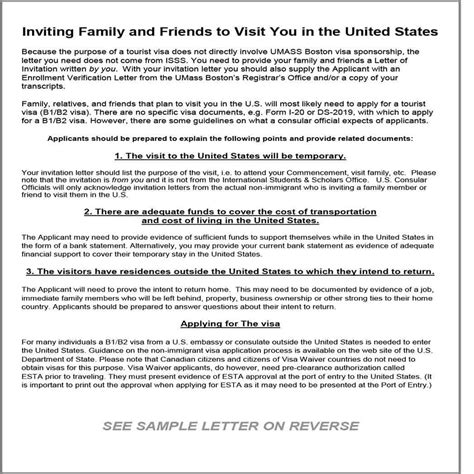 Invitation Letter For Us Visa And Things To Know About It Mous Syusa