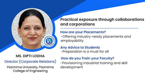 Poornima College Of Engineering Ms Dipti Lodha Director Corporate