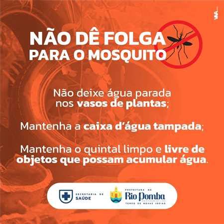 Prefeitura Municipal de Rio Pomba SAÚDE PERÍODO CHUVOSO ALERTA