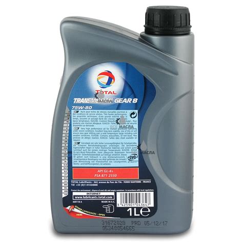 Купить трансмиссионное масло Total Traxium Gear 8 75W-80 (Total ...