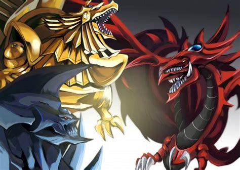 Obelisk The Tormenter Slifer The Sky Dragon The Winged Dragon Of Ra