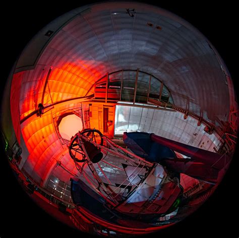 Fulldome View Inside The Dome Of The Mayall Meter Telescopes At Kitt