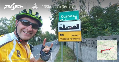 Trasa rowerowa 1 dzień spontanu Wrocław Jelenia Góra Karpacz