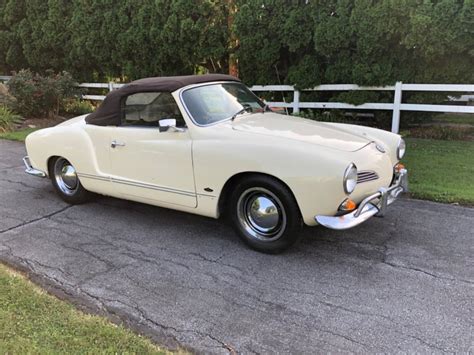 Volkswagen Karmann Ghia Convertible Vintage Car Collector