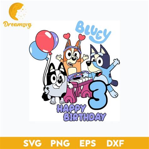 Bluey Nd Birthday Svg