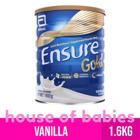 Ensure Gold Hmb Vanilla Kg For Adult Nutrition Shopee Philippines