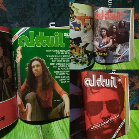 Buku Lawas Majalah Lawas Aktuil Edisi Bukan Majalah Hai