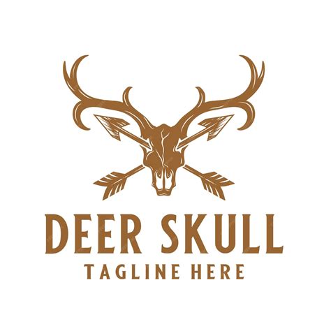 Premium Vector Deer Skull Logo Design Vector