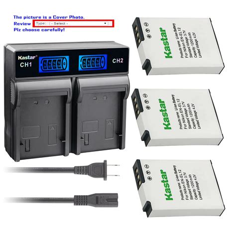 Kastar Battery Lcd Rapid Charger For Nikon En El Nikon Coolpix B