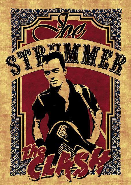 Joe Strummer Poster Joe Strummer The Clash Punk Poster